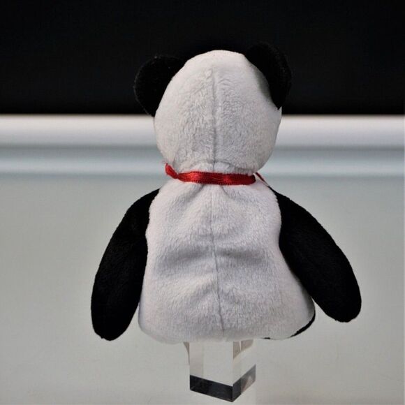 Ty Beanie Babies Fortune The Panda Bear Plush Vintage 1998 NO Paper Tag - Picture 3 of 6